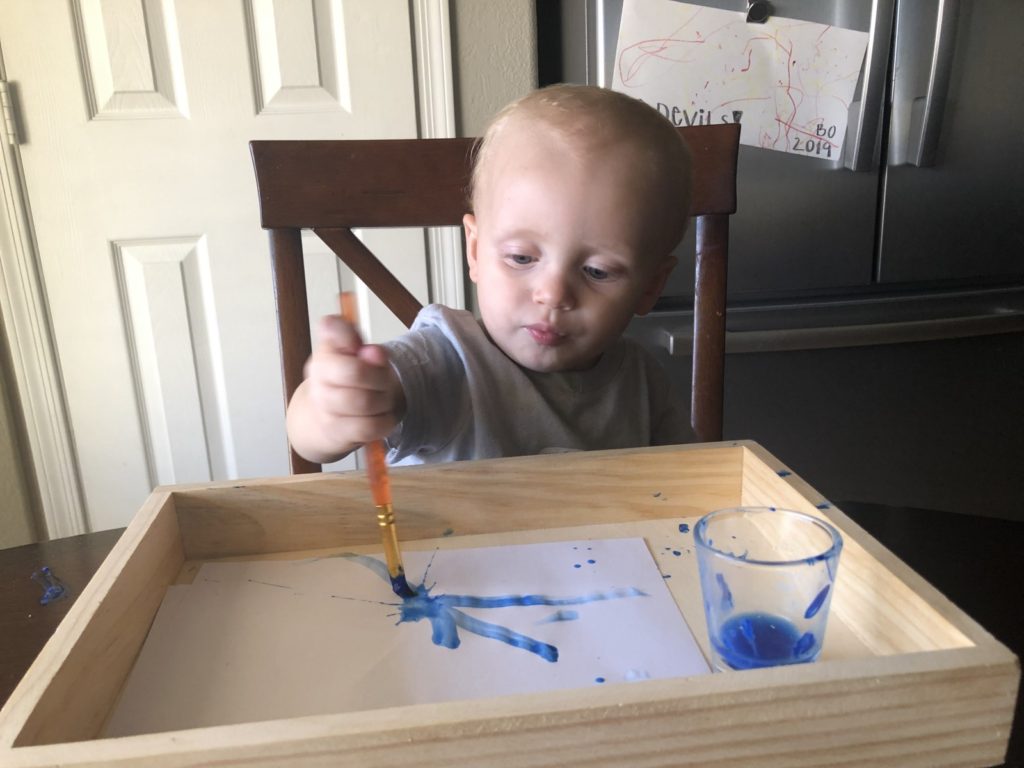 Toddler Activity- Painting